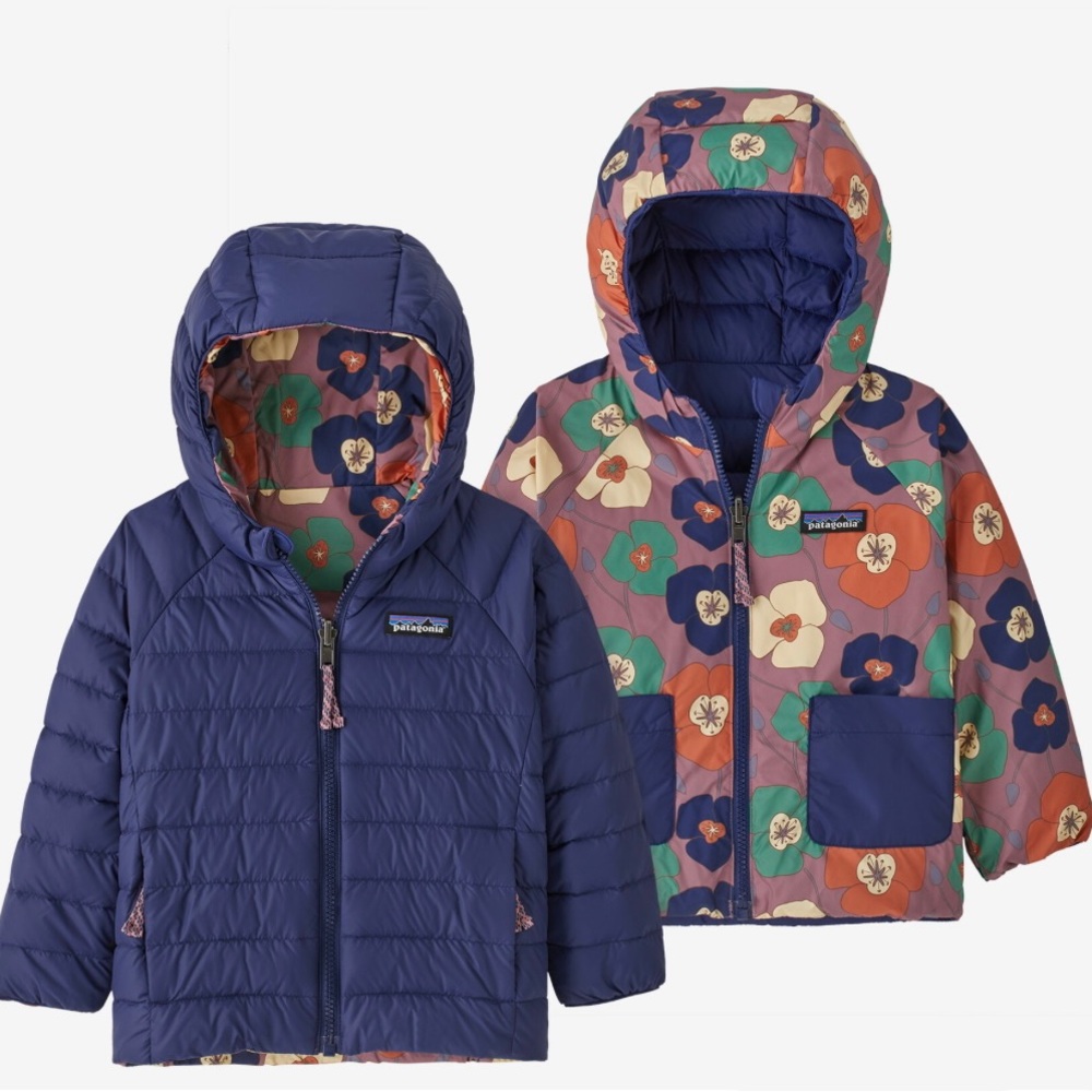 Baby Reversible Down Sweater Hoody - Patagonia winter jacket